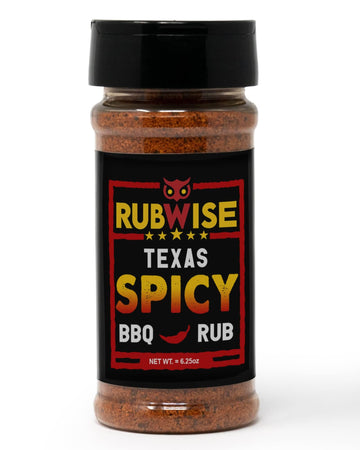 Five Star Seasonings Spicy BBQ Rub - All Natural Texas Style Brisket Rub, 6.25 oz, No MSG