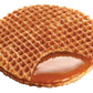 Daelmans Stroopwafel Caramel Cookies - Toasted Dutch Waffle, Creamy Filling, 24 Count, 1 Ounce Each, Individually Wrapped