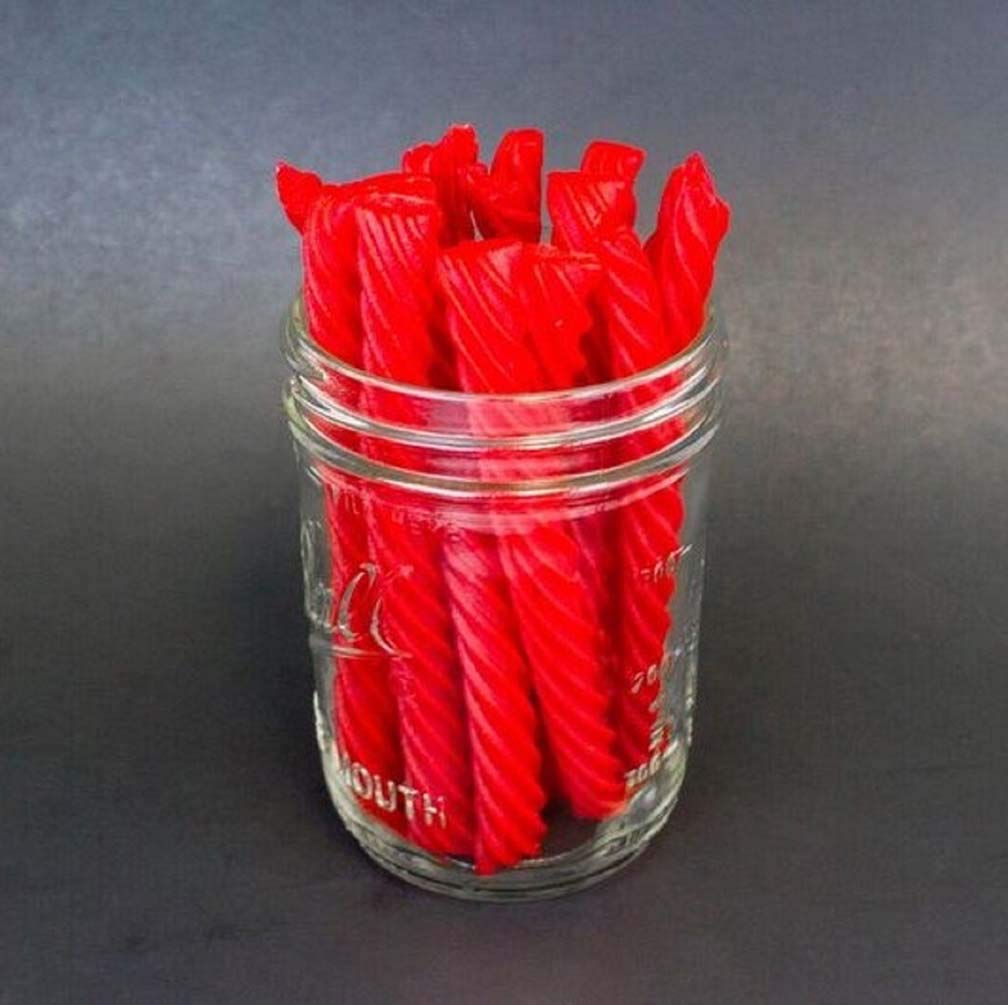 Red Vines Jumbo Licorice, Original Red Flavor, 8Oz Bags (12 Pack), Soft & Chewy Candy Twists
