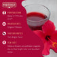 Organic Positively Tea Company Hibiscus Herbal Tea Loose Leaf 16 Ounce