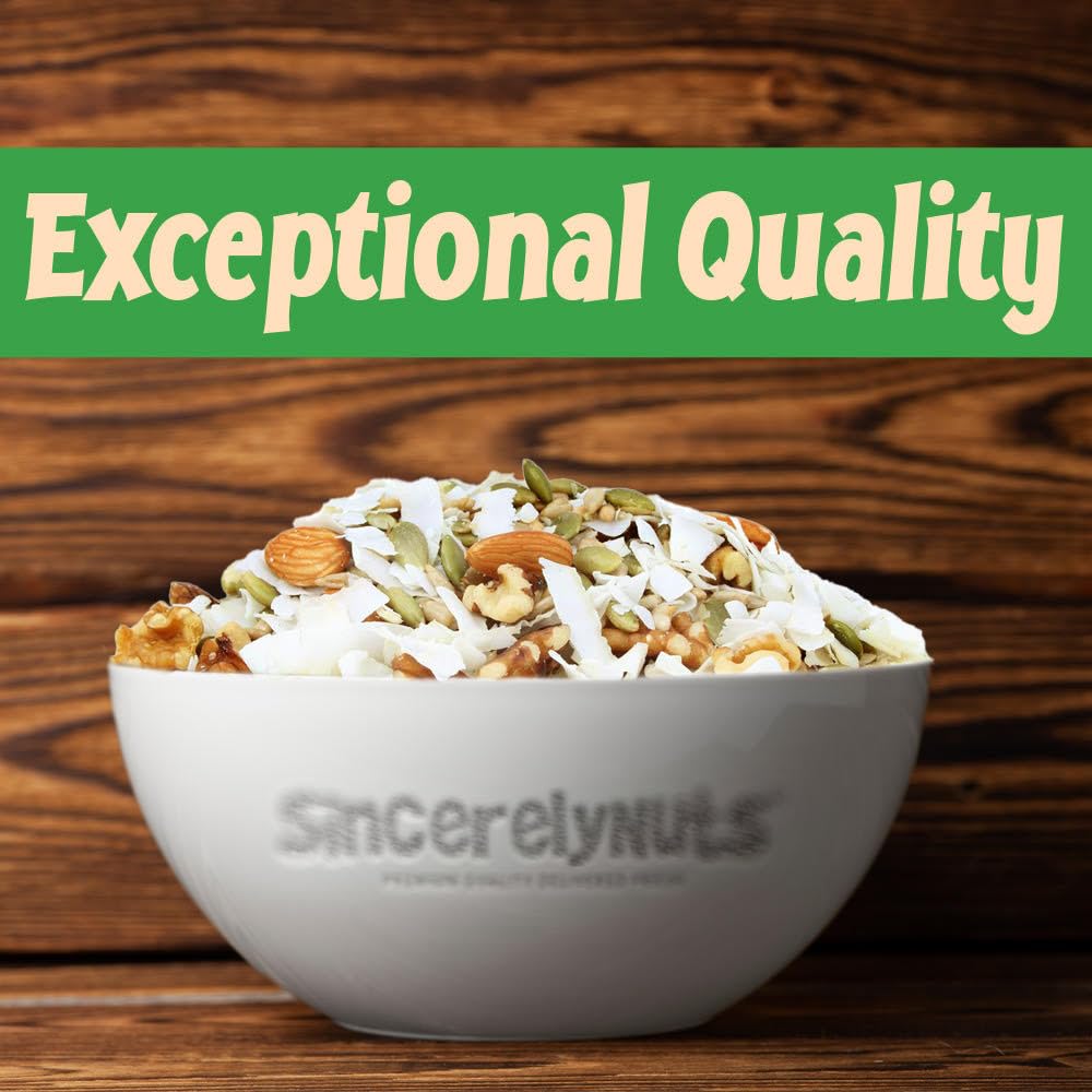 Sincerely Nuts Ultimate Nutrition Keto Trail Mix (3 LB)- Pumpkin Seeds, Coconut, Sunflower Seeds, Almonds, Walnuts- Gluten-Free
