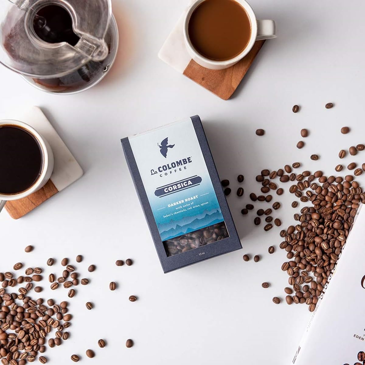 La Colombe Corsica Dark Roast Drip Grind Ground Coffee - Notes Of Bakers Chocolate, Red Wine & Spices, 12 Ounce (Pack Of 1)