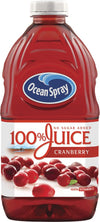 Ocean Spray 100% Juice Cranberry, 60 Ounce Bottles (Pack Of 8)