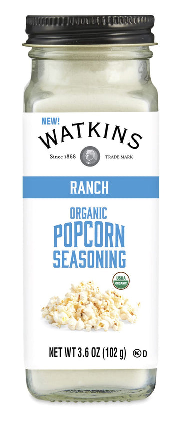 Watkins Gourmet Organic Ranch Popcorn Seasoning, 3.6 Oz