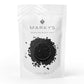 MARKYS Hawaiian Black Lava Sea Salt Medium Coarse - 16 Ounce - Black