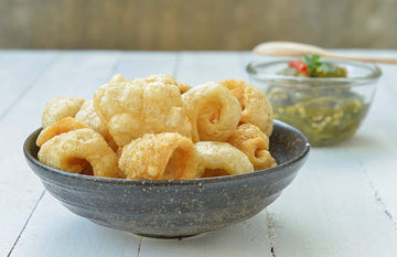 Carolina Gold Nuggets Microwave Pork Puffies Pork Rinds, Original, 5 Lb