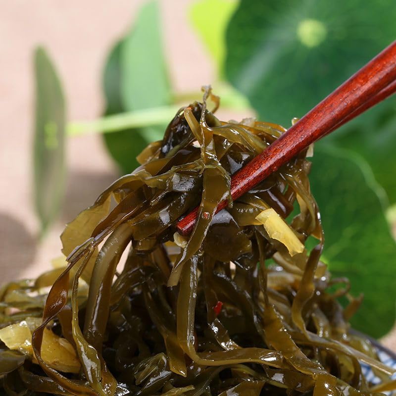 ZAYEMAIBUHAO Premium Dried Sea  - Vegan Miso Soup Ingredient, 260g, Vacuum Packed, Spicy Shredded Kelp, Single Serve