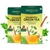 Vahdam, Moringa Tulsi Green Tea With Ashwagandha  36 Tea Bags | Lean & Balance | Individually Wrapped | Blend Of Green Tea, Ash