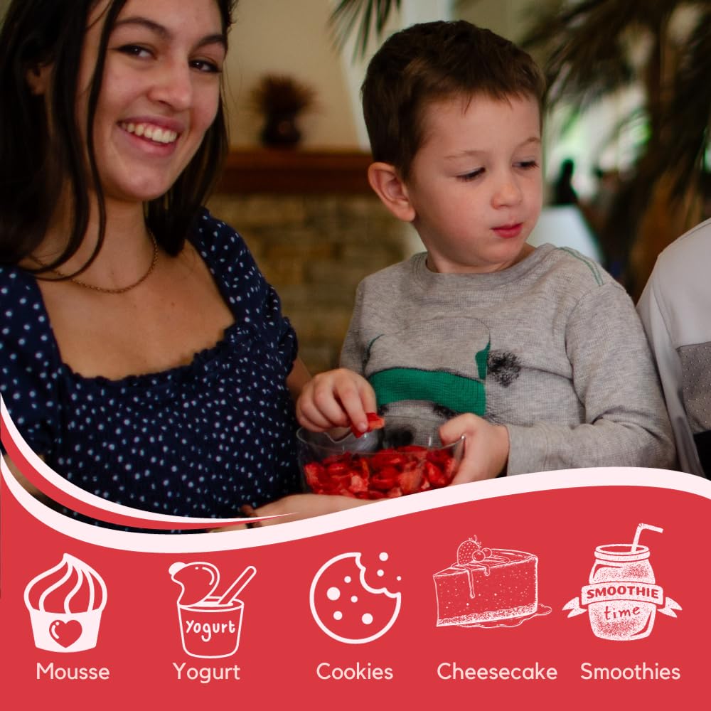 Ready Harvest Freeze Dried Strawberries | Emergency Snacks | #10 Can | 30 Year Shelf Life