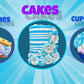 Snowflake Crystals Sanding Sugar | Sprinkles | Snowflake Sprinkles | Blue Sugar | Blue Sprinkles | Cookie Sprinkles | Manvscakes