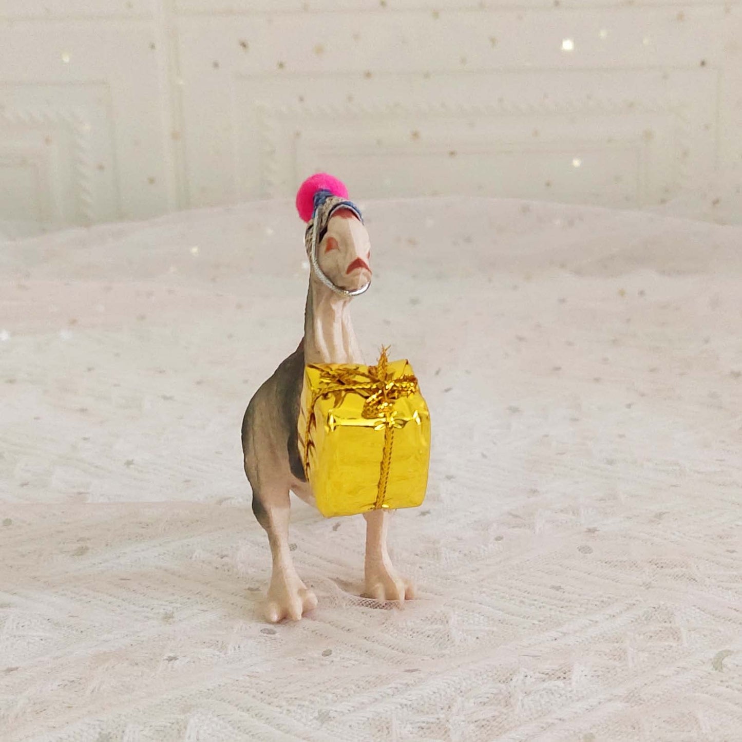Parasaurolophus Dinosaur Cake Toppers, Parasaurolophus Dinosaur Cake Topper With Birthday Party Hat For Boys Girls Wild One Birt
