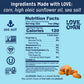 Love Corn Sea Salt Crunchy Corn Snack, Non-GMO, Vegan, Gluten-Free, 4oz Pack of 6
