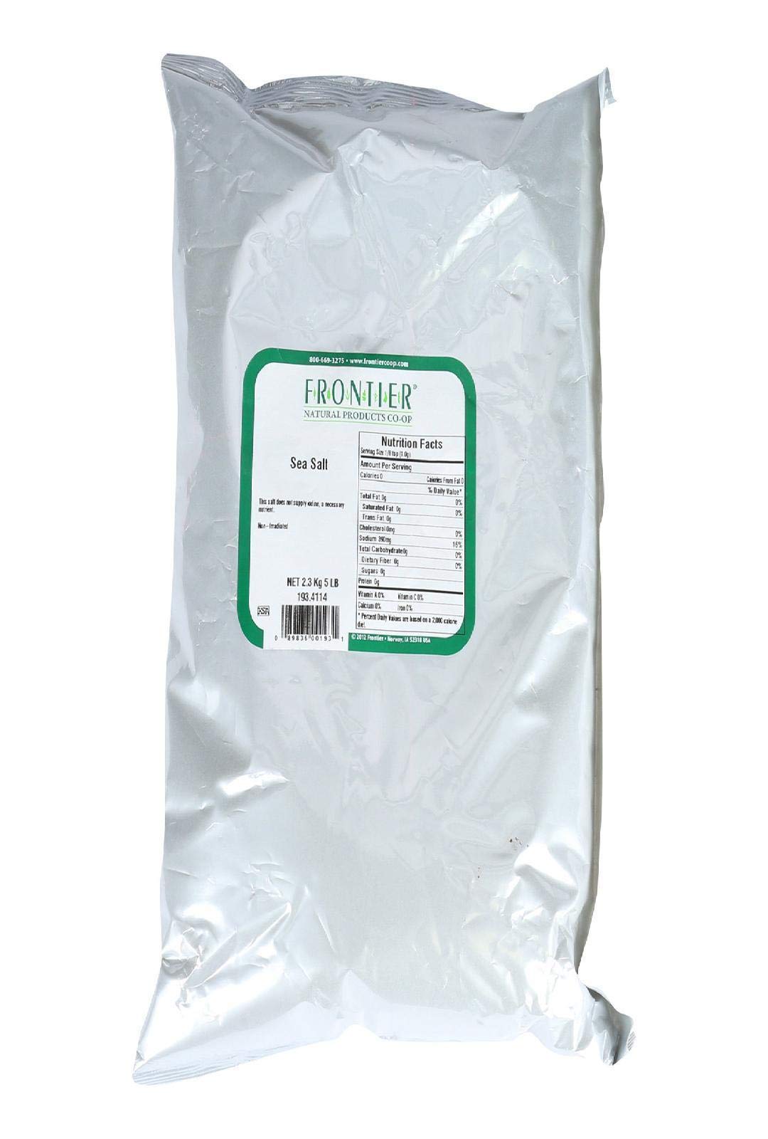 Frontier Natural Products Co-op Sea Salt (5 lbs)