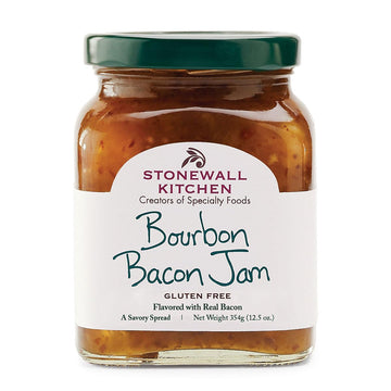 Stonewall Kitchen Bourbon Bacon Jam, 12.5 Ounce, Brown, Pack of 1