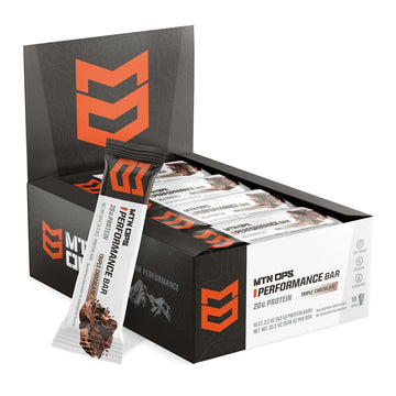 Mtn Ops Triple Chocolate Mudslide Protein Bars, High Protein With Whey Isolate & Whey Concentrate And Collagen, Low Sugar, Glute