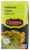 Celestial Seasonings, Tea Grn Authentic, 20 Bg, (Pack Of 6)