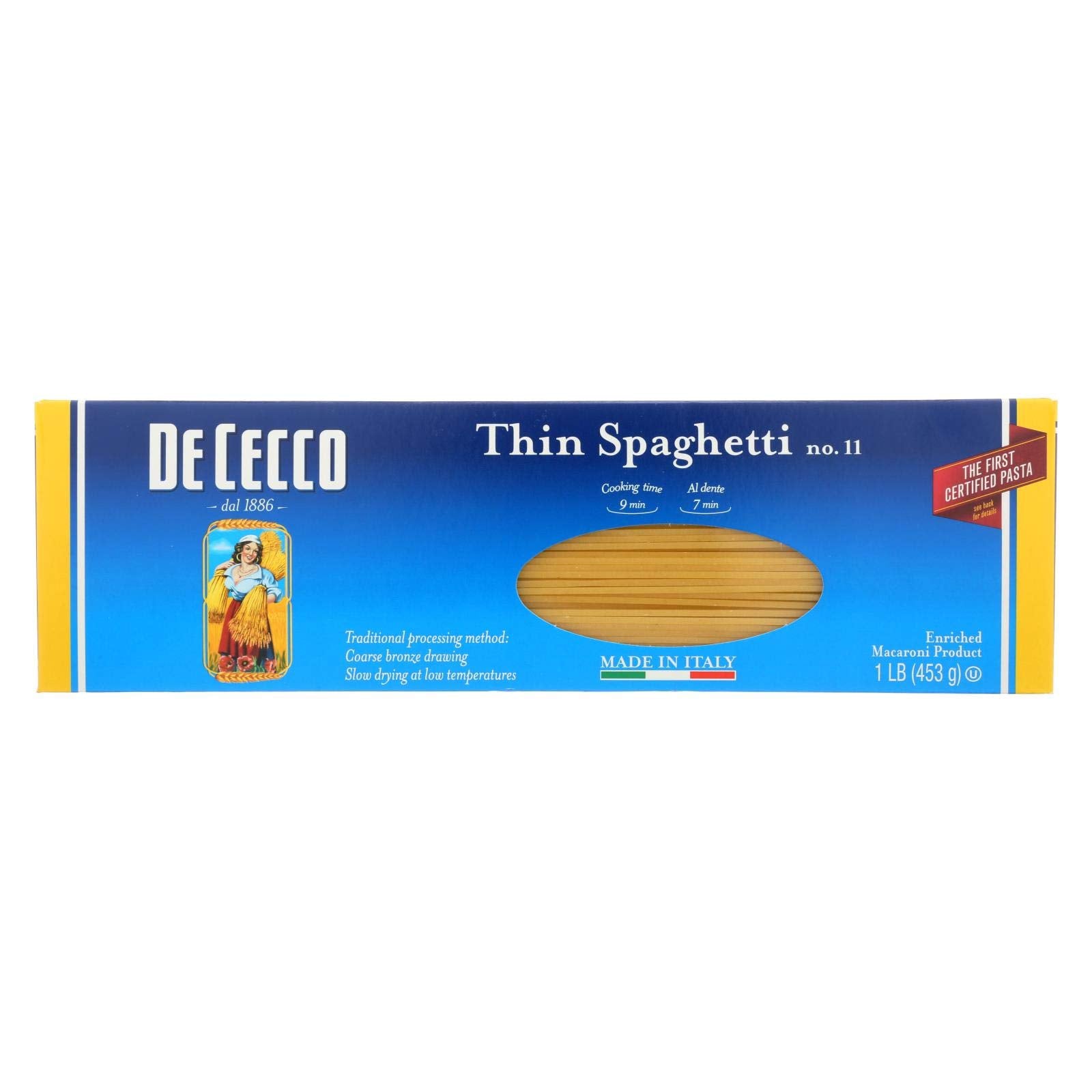 Thin Spaghetti #11 16 Ounces (Case Of 20)