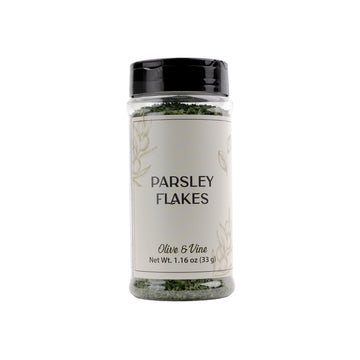 Olive & Vine Parsley Flakes, Fresh Herbal Flavor, Seasoning for Soups, Salads, Pasta, Rich Tradition, Authentic Taste, For Globa