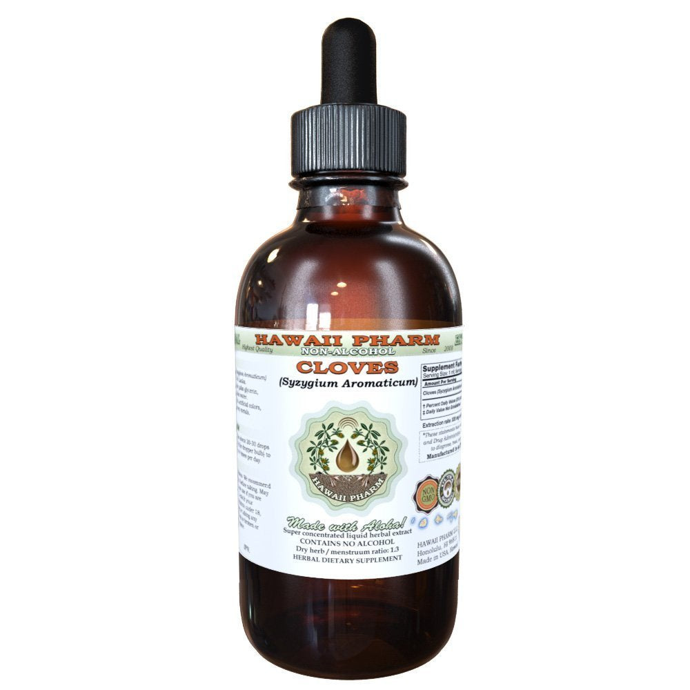 Hawaii Pharm Organic Cloves Glycerite Herbal Supplement 2 oz