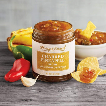 Harry & David Charred Pineapple Relish (9 Ounces), Pineapple Relish, Gift Basket Add On, Cheese Board Accoutrements, Condiments
