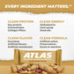 Atlas Bar - 20g Protein  1g Sugar  0g Seed Oils  0g Artificial Sweeteners (12 Count  Salted Peanut Butter)