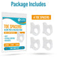 Toe Separators Hammer Toe Straightener - 4-Pack Pinky Toe Toe Spacers - Gel Spreader - Correct Crooked Toes - Bunion Corrector A