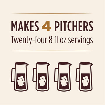 Don Francisco'S Organic Cold Brew Coffee, 4 Pitcher Packs (Makes 2 Pitchers)