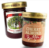 Cherry Republic Original Cherry Jam and Cherries Almond Butter Bundle, Sweet and Nutty Fruit Spread Duo Made with Real Cherries 
