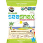 SeaSnax Organic Roasted Seaweed Snack, Wasabi, 0.18 Ounce, Pack of 24