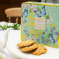 Farmhouse Biscuits, Spring Honey & Oat British Cookies in Decorative Tin, Imported, 10.5 oz
