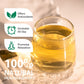 Wt Weetee Organic Decaf Green Tea Bags, Organic Green Tea 200 Count | Co2-Decaffeinated | Super Antioxidant | Resealable Kraft Bag