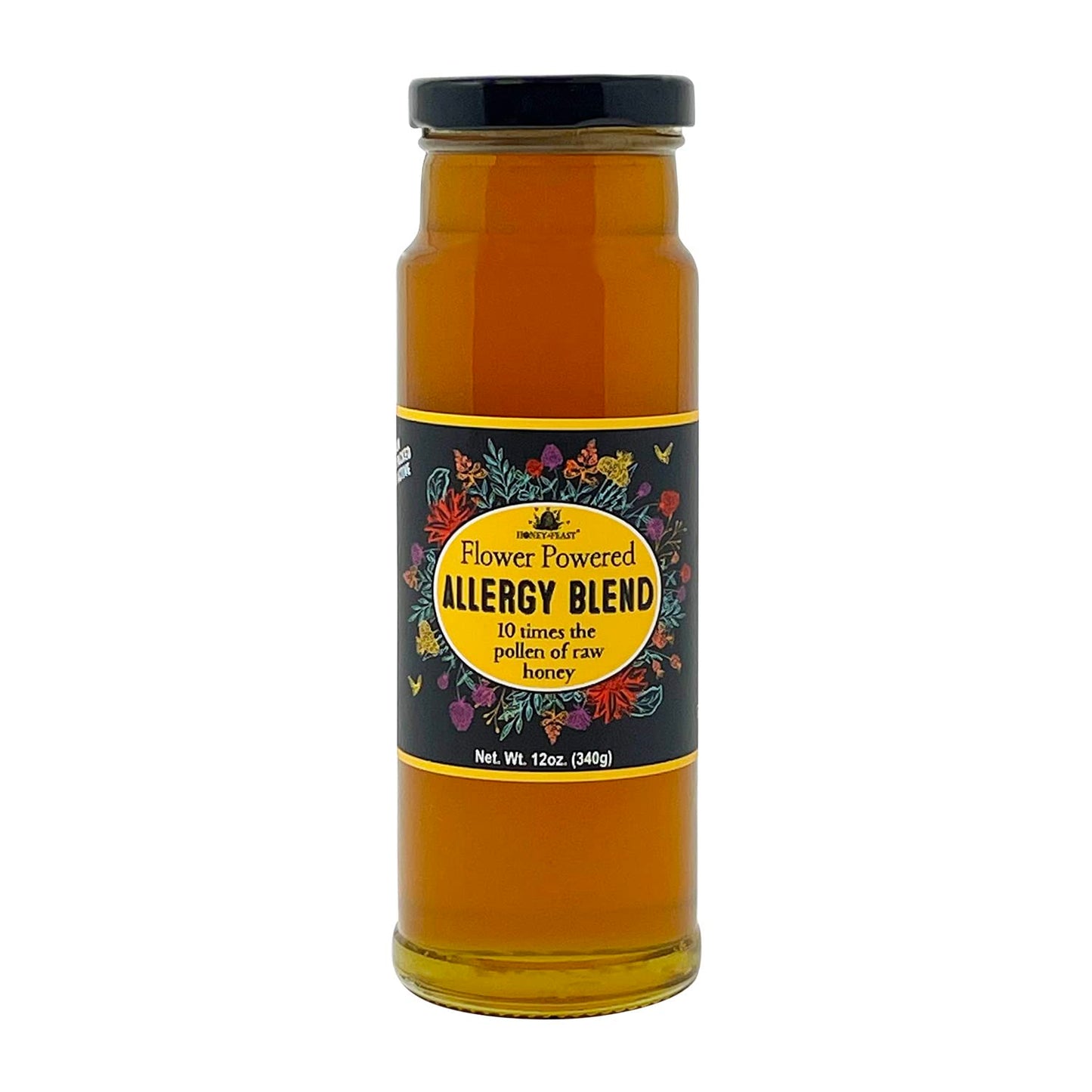 Honey Feast Flower Powered Allergy Blend 10X Honey, 12 Oz