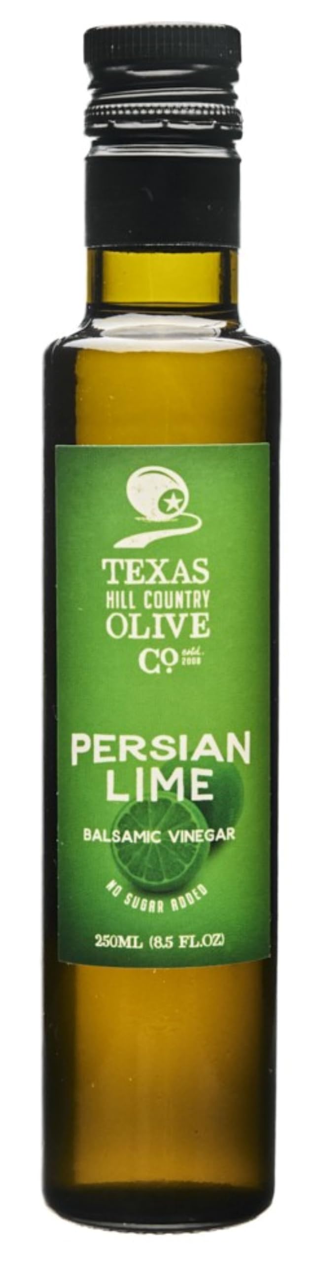 Persian Lime Balsamic Vinegar - Gourmet Barrel Aged Infused Balsamic Vinegar - Great for Dressing Dipping Glazing - No Artificia