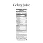 Raw Generation Cold-Pressed Celery Juice with Lemon - 12 Fl Oz (Pack of 18) - Daily Health Drink for Gut Health & Energy Boost