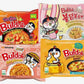 Samyang Buldak Hot Spicy Chicken Ramen Noodle Korean Stir-Fried Ramen (11, 2 Cream Carbonara, 2 Habanero Lime, 2 Tom Yum, 1 Carb