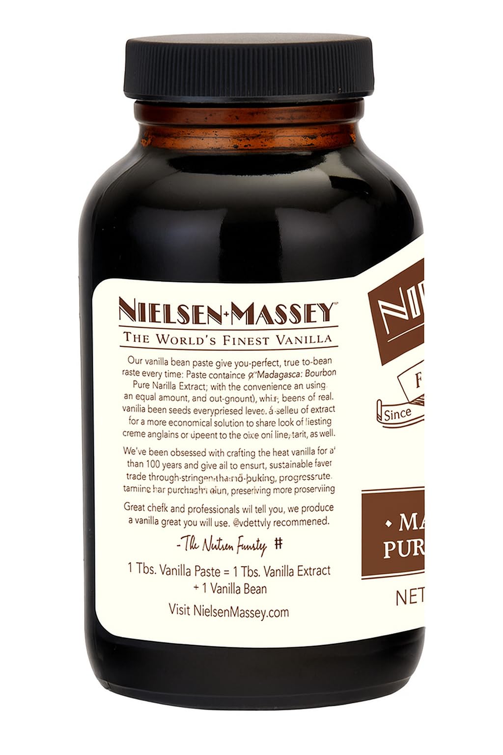 Nielsen-Massey Pure Vanilla Bean Paste  10 oz | All-Natural  Certified Kosher enhanced Baking & Cooking Vanilla with Real Bean Specks | Non-GMO & Gluten-Free