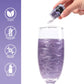 Cobakey Purple Edible Glitter for Food - 4g Luster Dust for Cake Decorating, Baking, and Cocktails