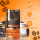 Mushroom Ground Coffee W/ Ultra Concentrated 30:1 Organic Lion'S Mane, Reishi, Cordyceps - 0 Sugar, No Preservatives, Non-Gmo -