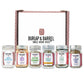 Burlap & Barrel Herb & Salt Gift Set - 6 Full Size Jars, Make Your Own Spice Blend, 1 Ounce Each