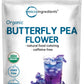 Micro Ingredients Organic Butterfly Pea Flower Tea  8 oz (680+ Cups) | Loose Leaf Herbal Tea | Natural Blue & Purple Color | Rich in Antioxidants | Caffeine-Free  Non-GMO  No Sugar