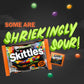 SKITTLES Shriekers Sour Fun Size Chewy Halloween Candy, 10.72oz