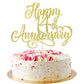 AROKIPPRY Happy 14th Anniversary Cake Toppers -Wedding Anniversary Party Decorations, 14th Wedding Anniversary, Company Annivers