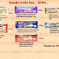 Thai Cookies & Wafers Snack Bundle - 10-Pack Assorted Sweet Treats Gift Box from Thailand