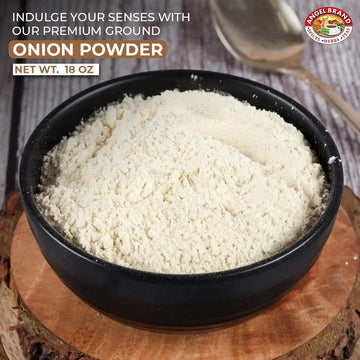 Angel Brand Onion Powder 18 Oz Bottle - Premium Ground Onion Seasoning For Cooking, Sauces, Marinades, And Dry Rubs - Bold Flavo