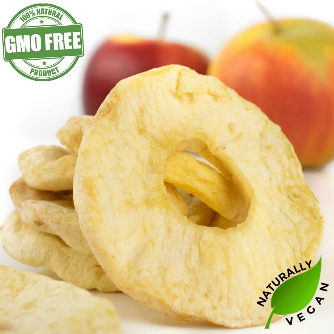 GERBS Dried Apple Slices - No Sugar Added, Unsulfured, Non-GMO - 4 lbs - Ivory Color