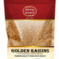 Spicy World Golden Raisins 2 Lb Bulk Bag - Sweet & Seedless Sultanas From South Africa | | Perfectly Dried For Natural Sweetness | Ideal Dried Fruit Snack | For Baking & More | No Added Sugar