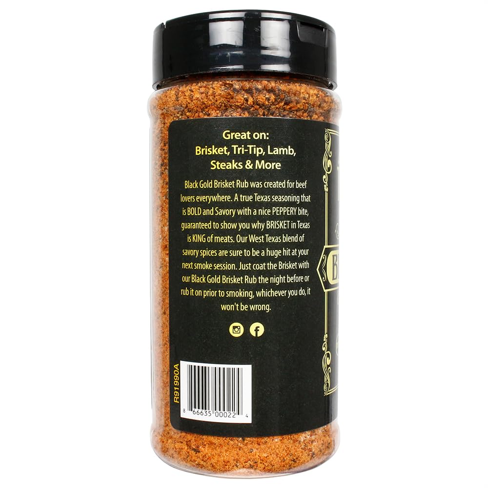 Texas Dust Black Gold All-Natural Seasoning, 1 Lb