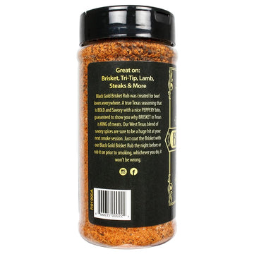 Texas Dust Black Gold All-Natural Seasoning, 1 Lb