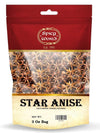 Spicy World Star Anise Whole Pods 3 Oz Bag -Premium Quality, Vegan, All Natural, Dried, Great for Baking & Tea