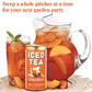 The Republic Of Tea Ginger Peach Black Iced Tea, 40 Large Iced Tea Pouches / 40 Quarts, Award-Winning Premium Black Tea